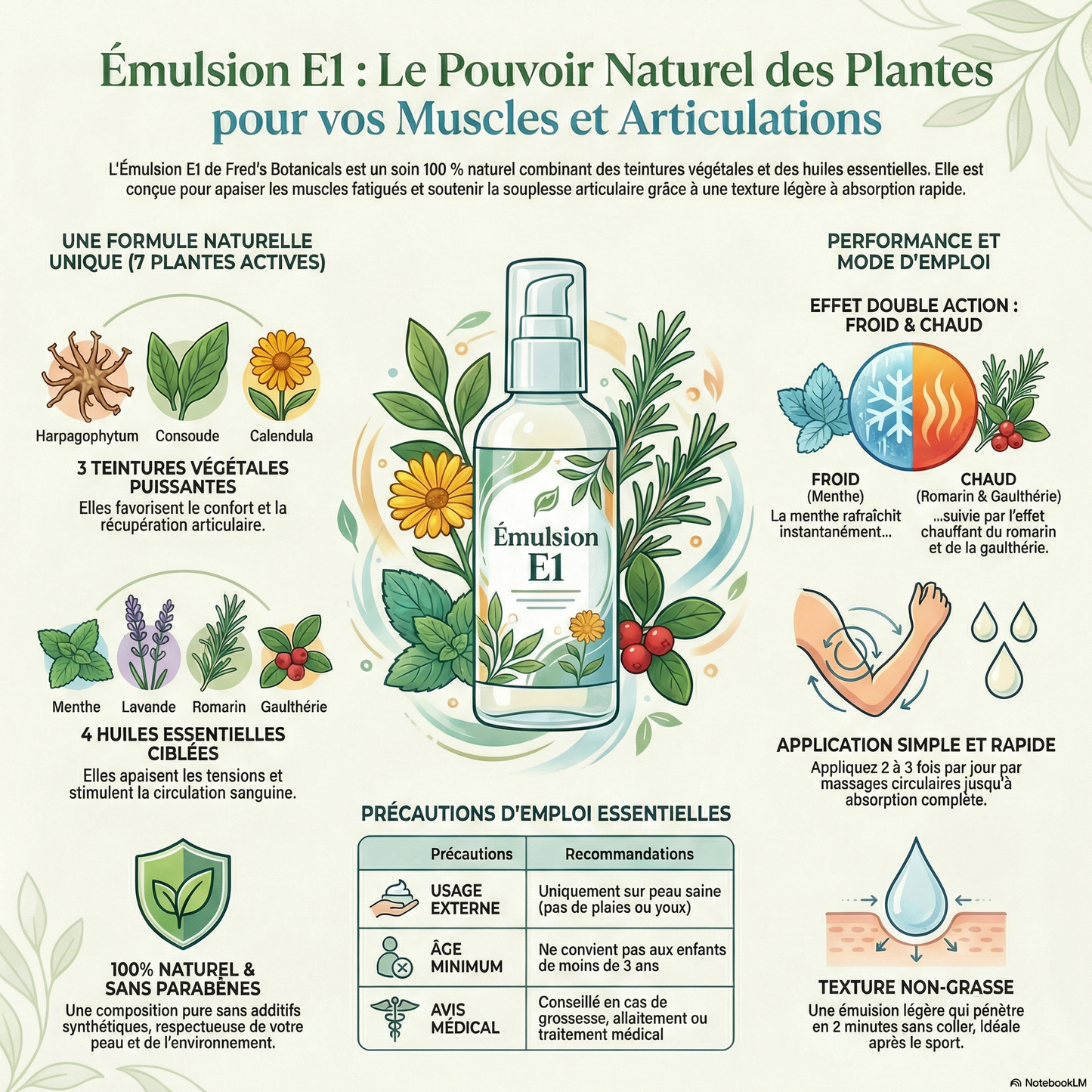 Spieren & Gewrichten Emulsie E1 – Natuurlijke Verzorging Voor Spieren & Gewrichten
