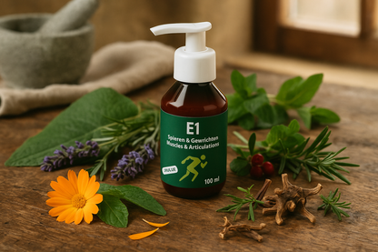 Spieren & Gewrichten Emulsie E1 – Natuurlijke Verzorging Voor Spieren & Gewrichten