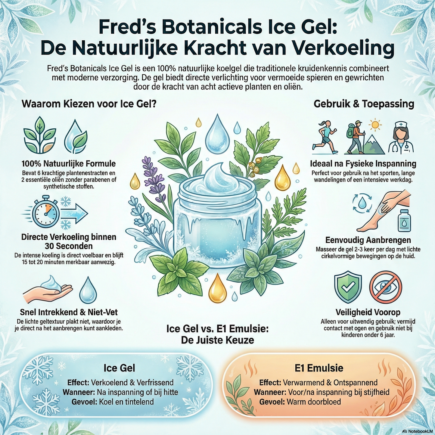 Ice Gel - Verkoelende Verfrissing Voor Spieren & Gewrichten