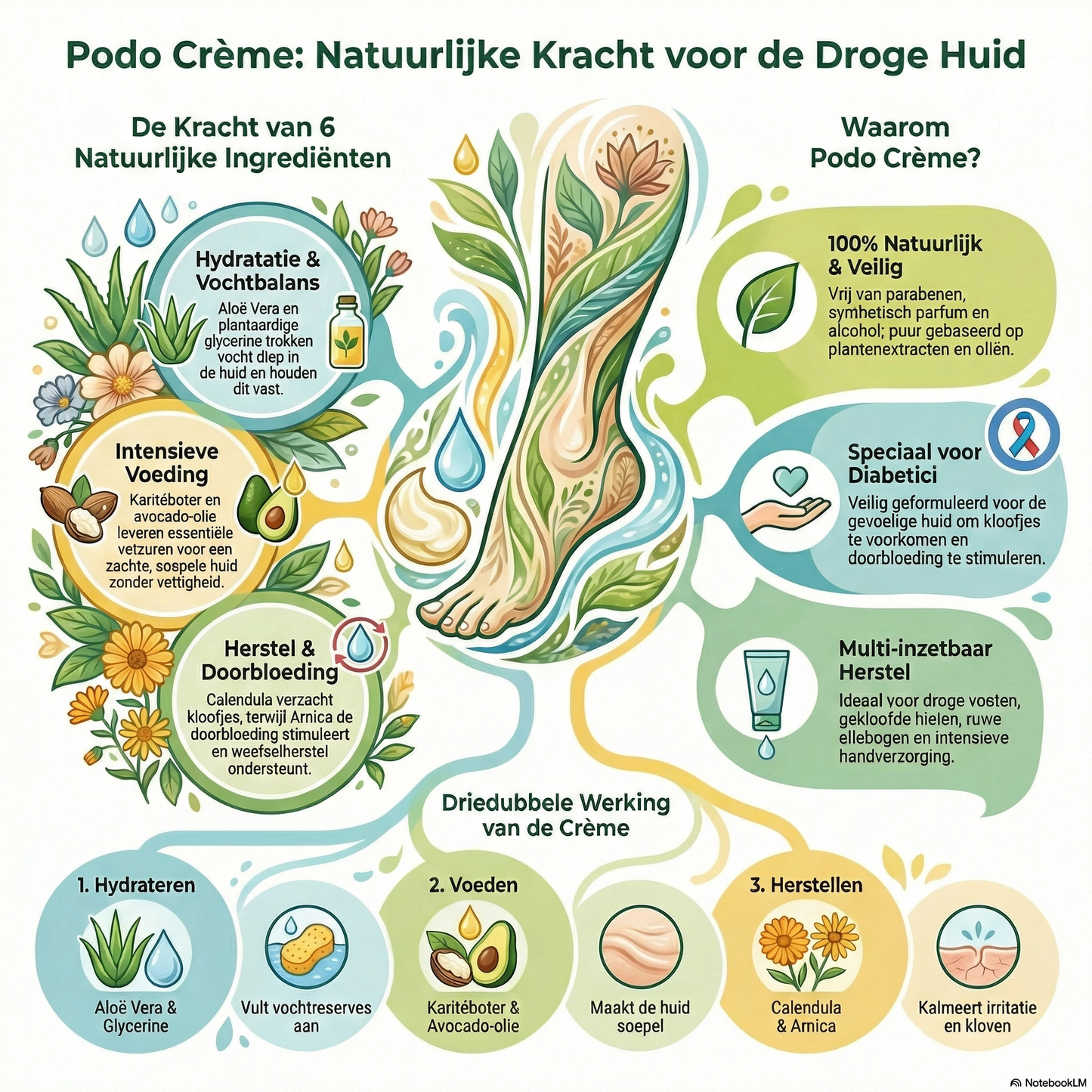Podo Crème – Intensieve Hydratatie Voor Droge Huid
