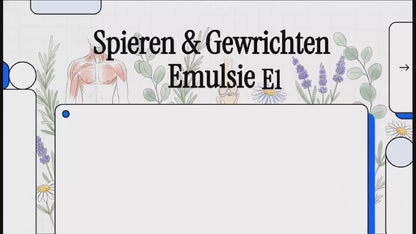 Spieren & Gewrichten Emulsie E1 – Natuurlijke Verzorging Voor Spieren & Gewrichten